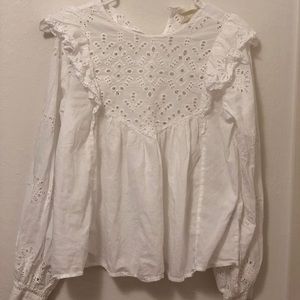 H&M white top 8